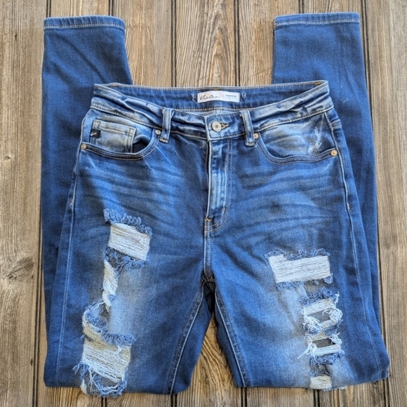 KanCan size 28 skinny jeans distressed - Picture 10 of 13
